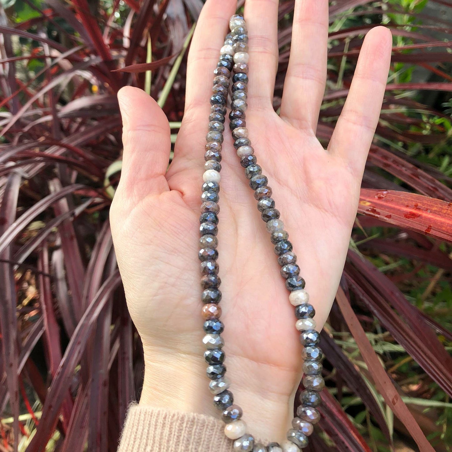 AB-Coated Labradorite- medium stone