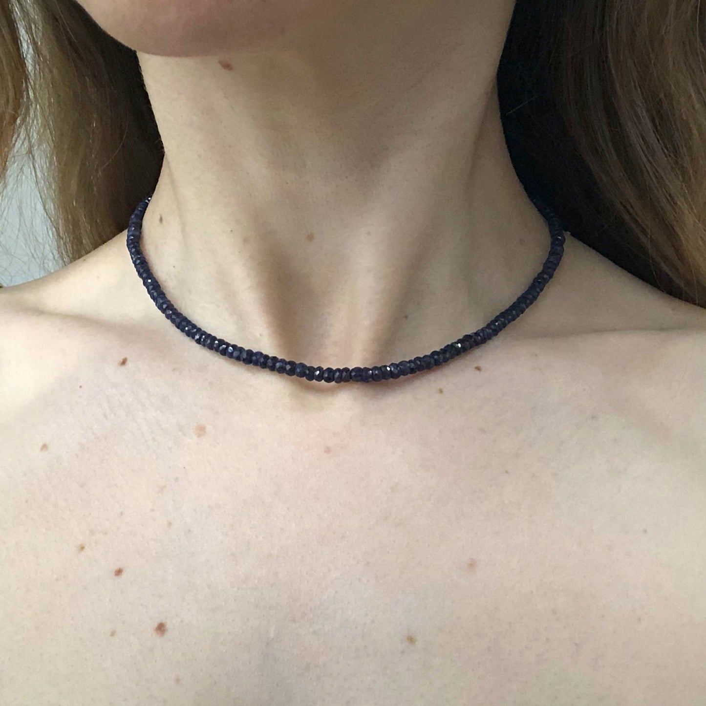 Blue Sapphire full strand