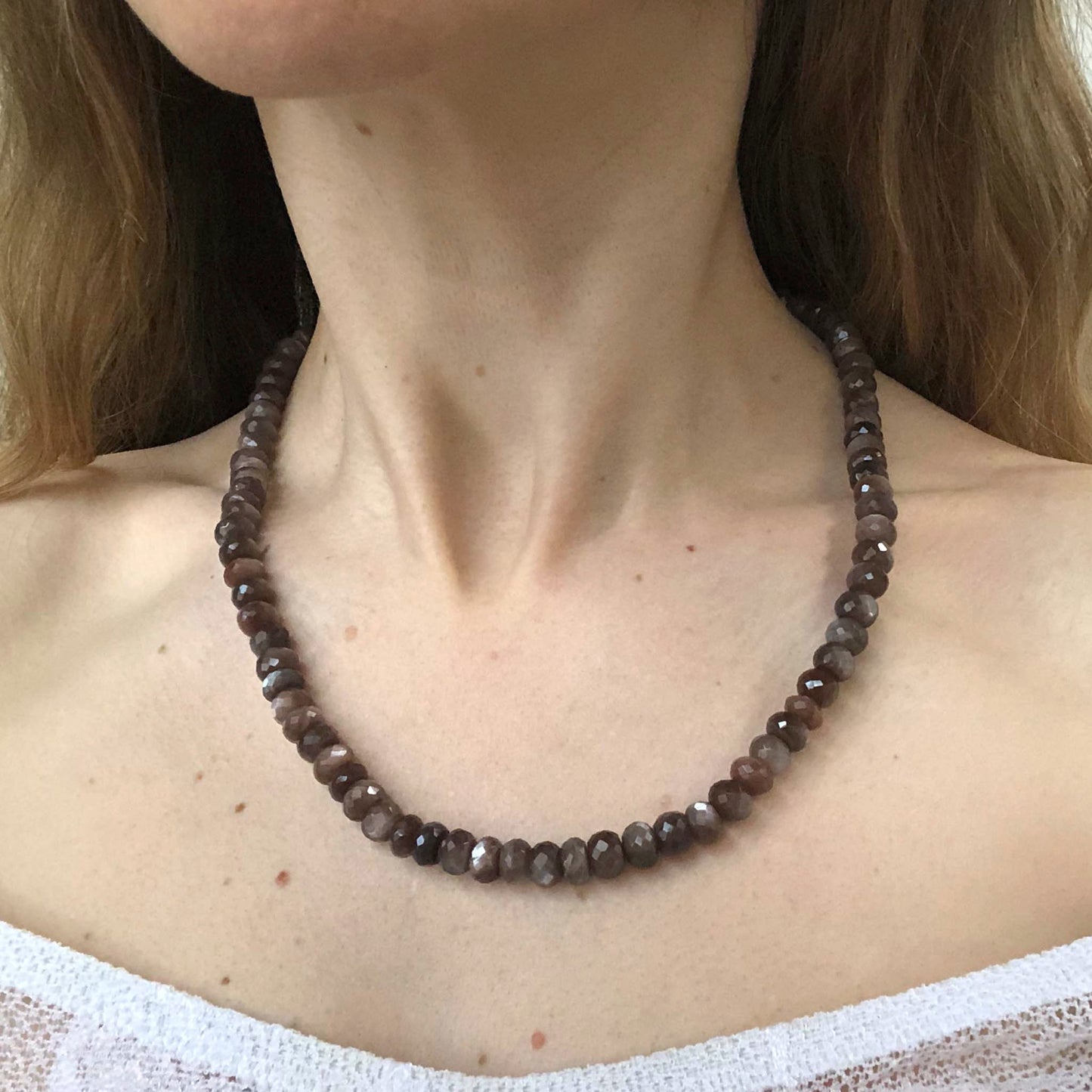 Chocolate Moonstone- Long