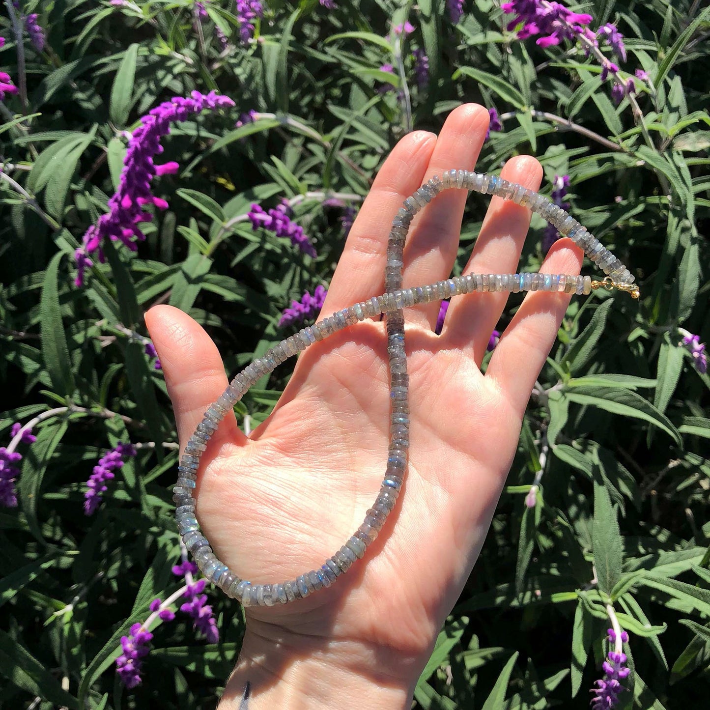 Heishi-Cut Labradorite